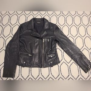 Black Doma Leather Jacket